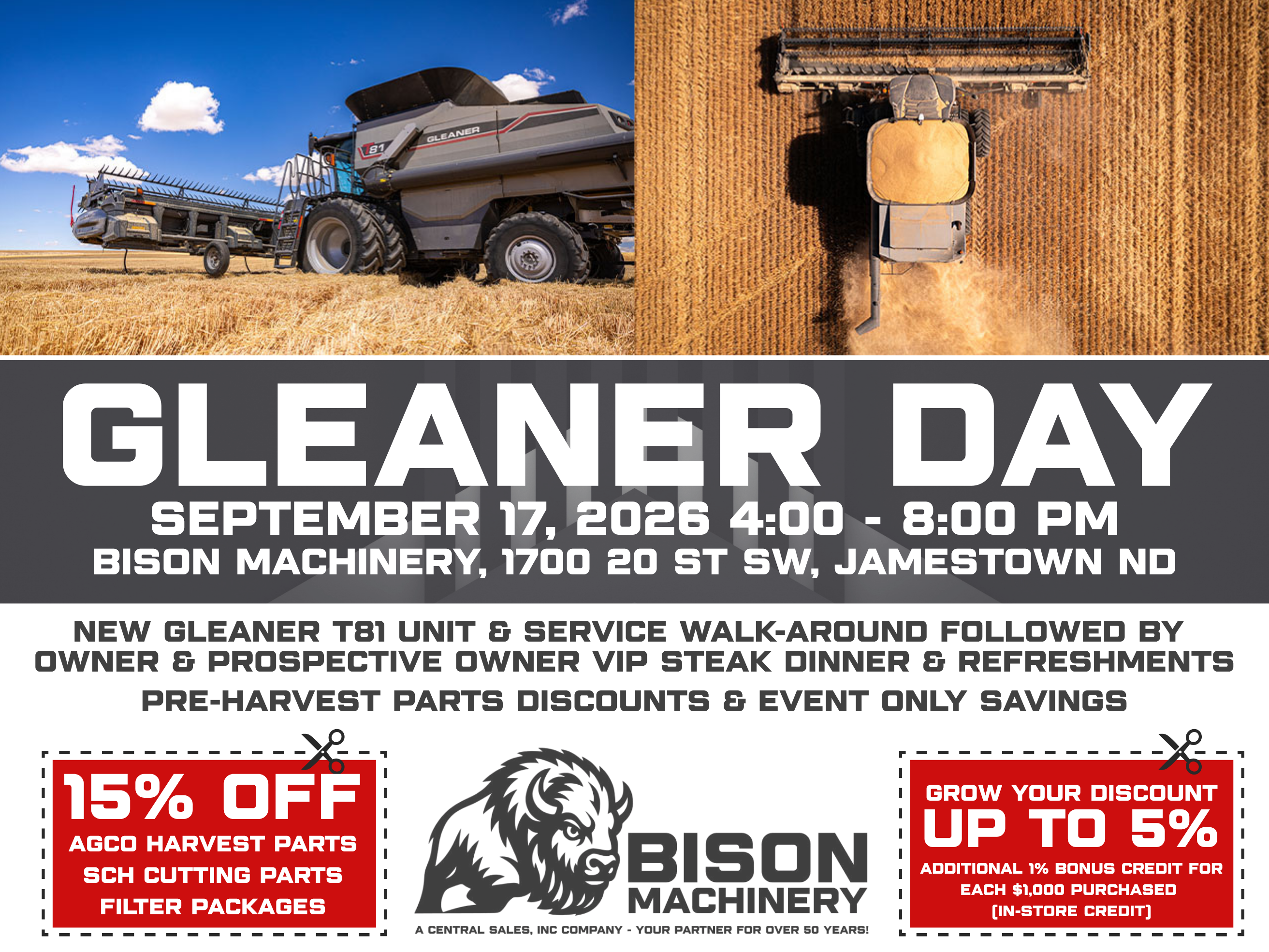 Gleaner Day flyer