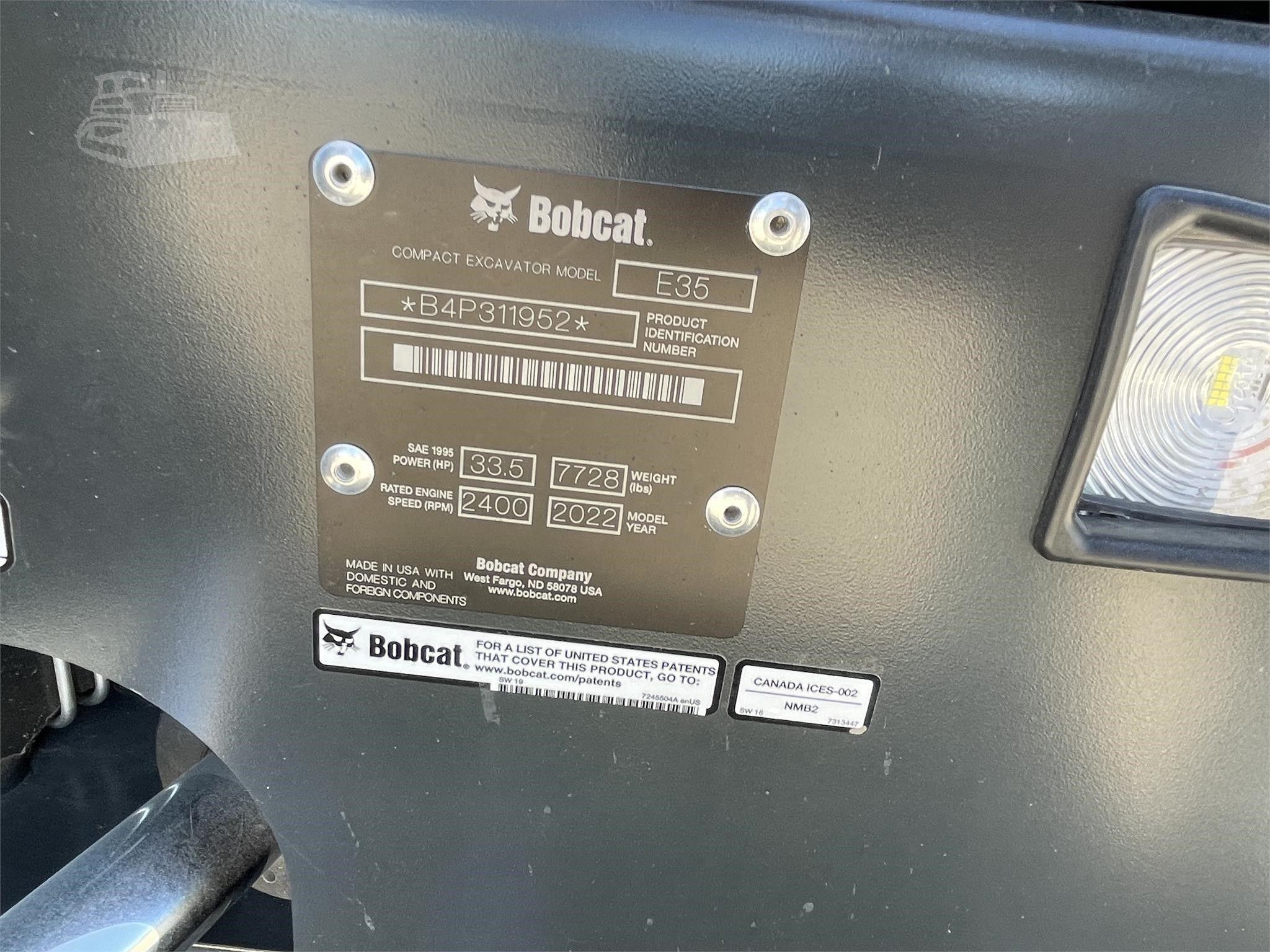 2023 BOBCAT E35R2 image 6