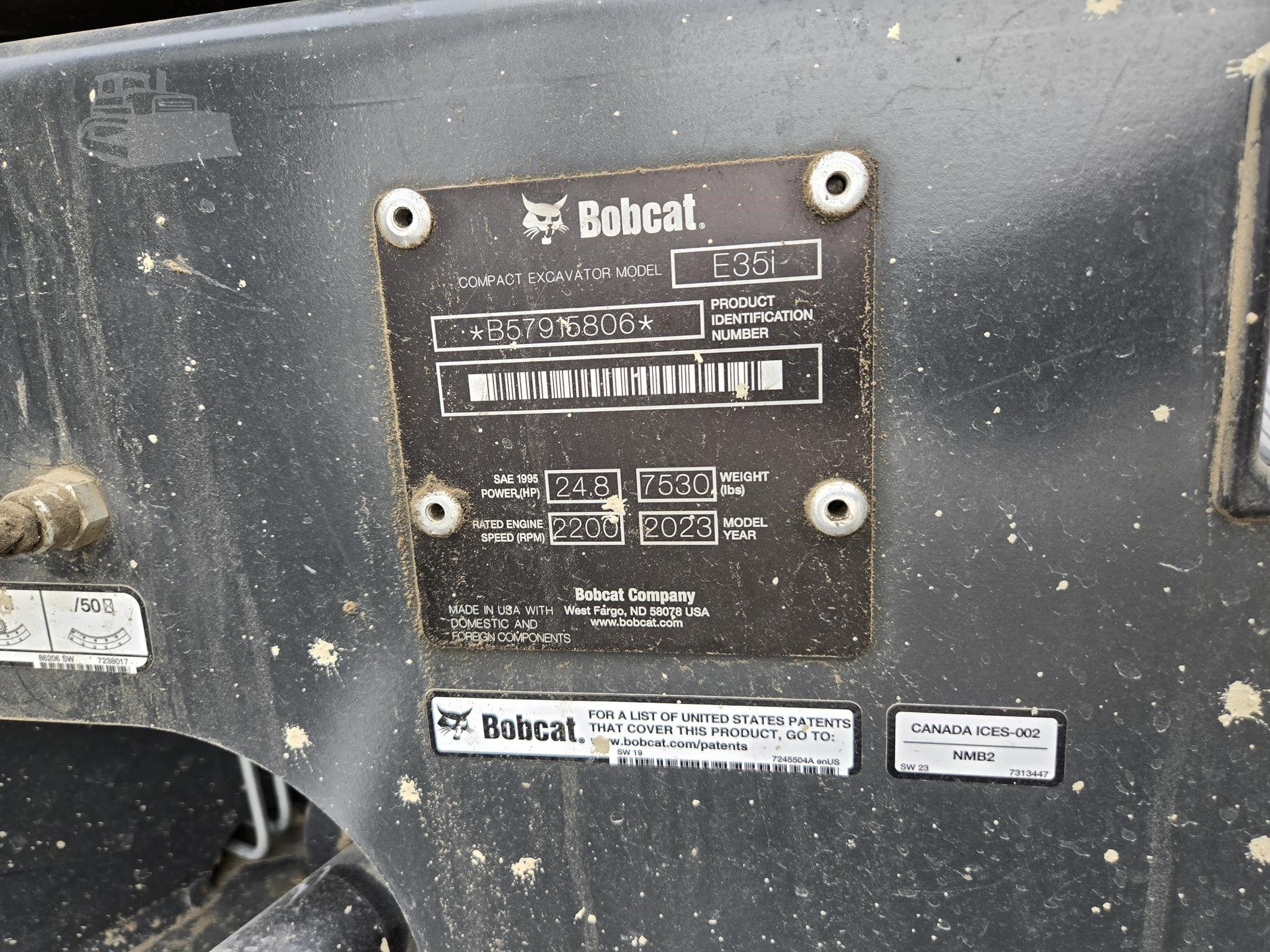2023 BOBCAT E35 image 13